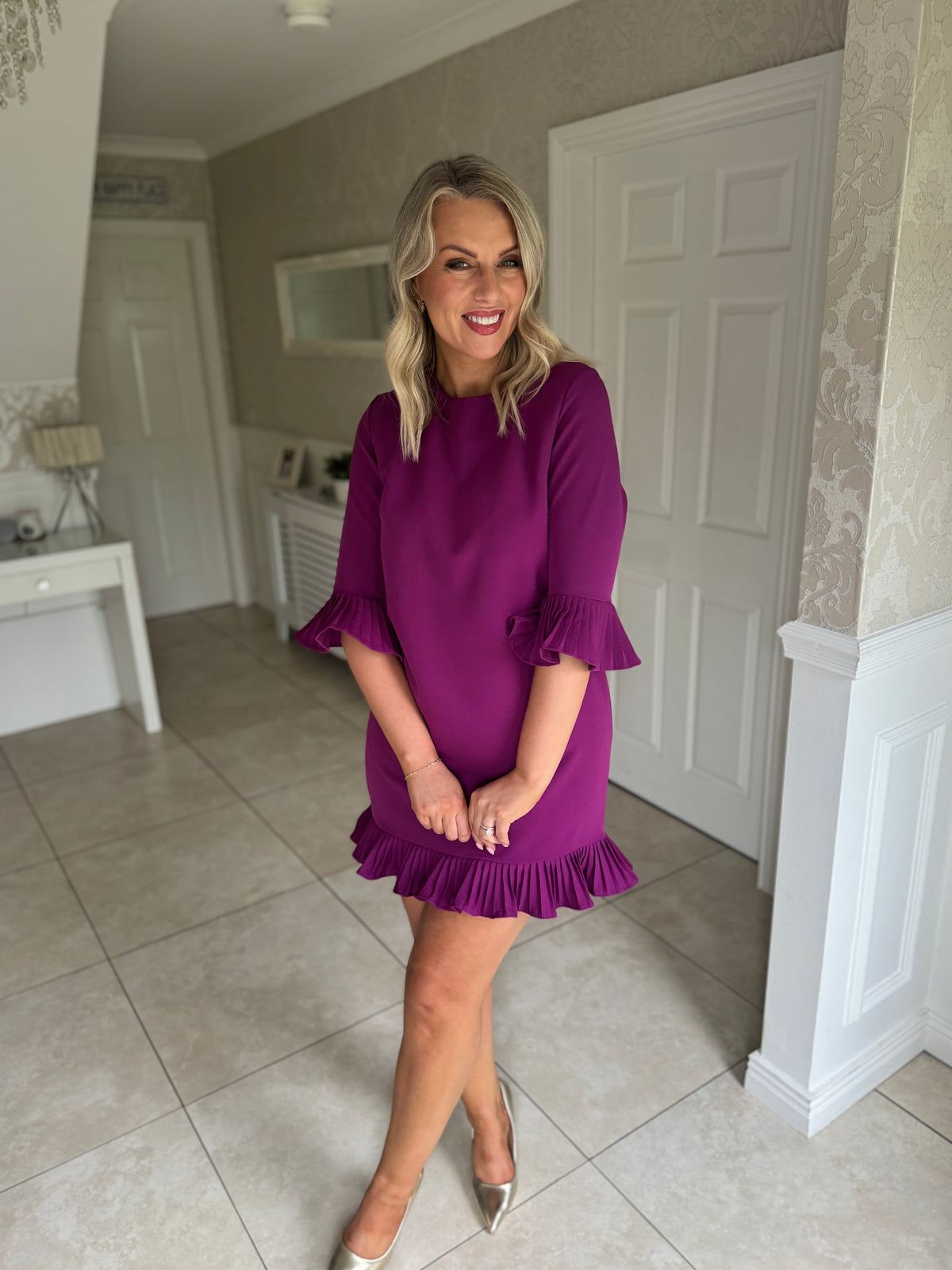 Olivia Dress- Magenta