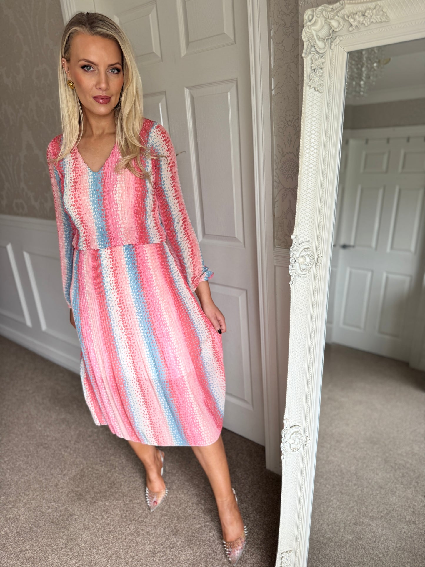 Kacie Dress- Pink