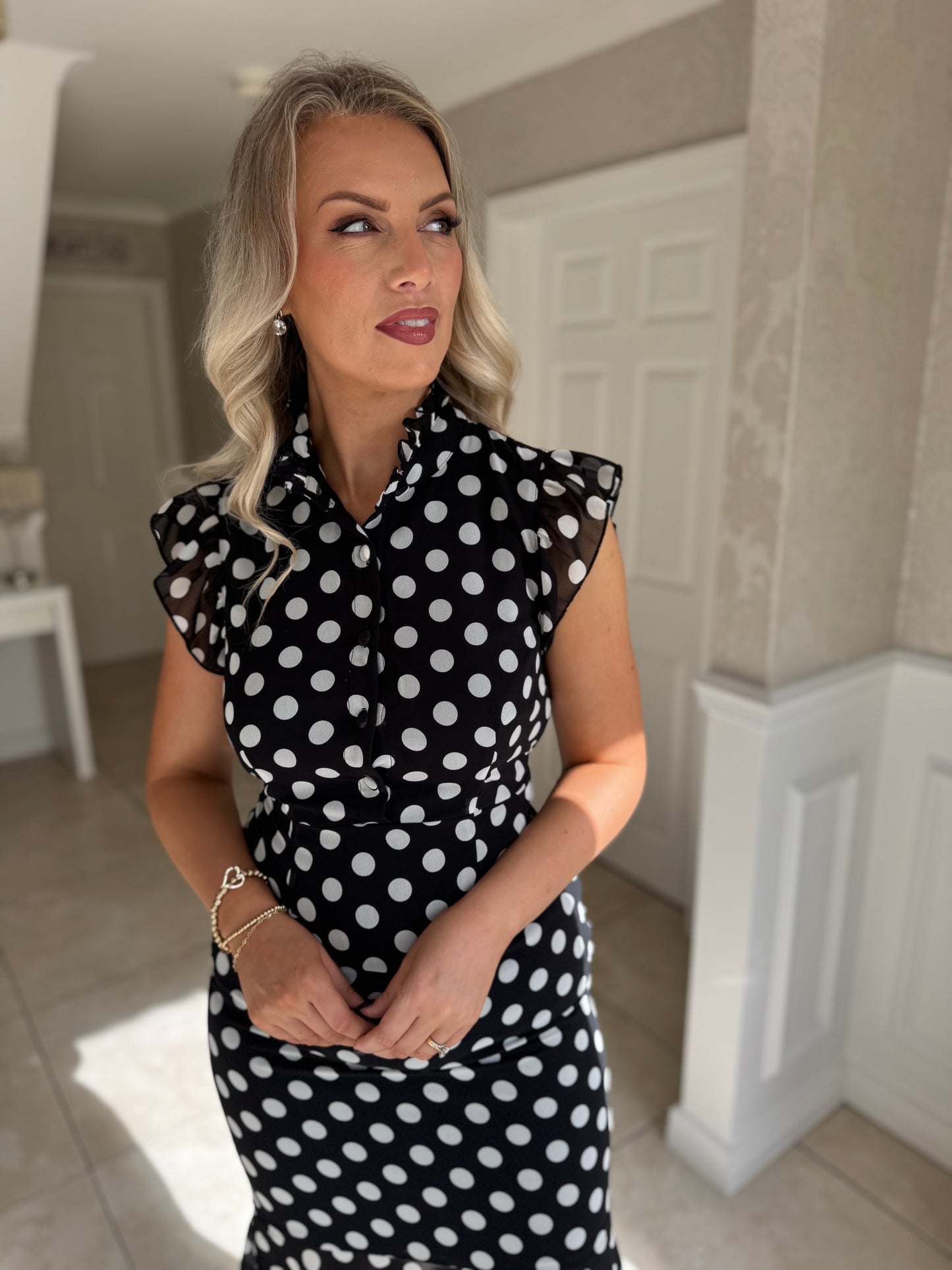 Hannah Polka Dot Dress