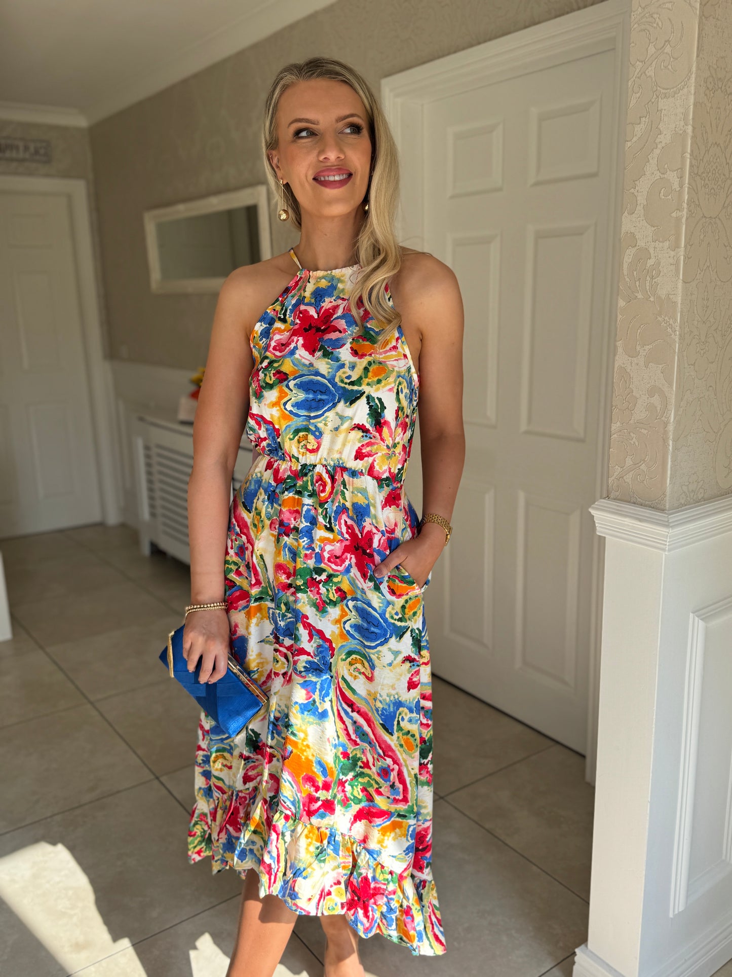 Trudy Halter Neck Dress