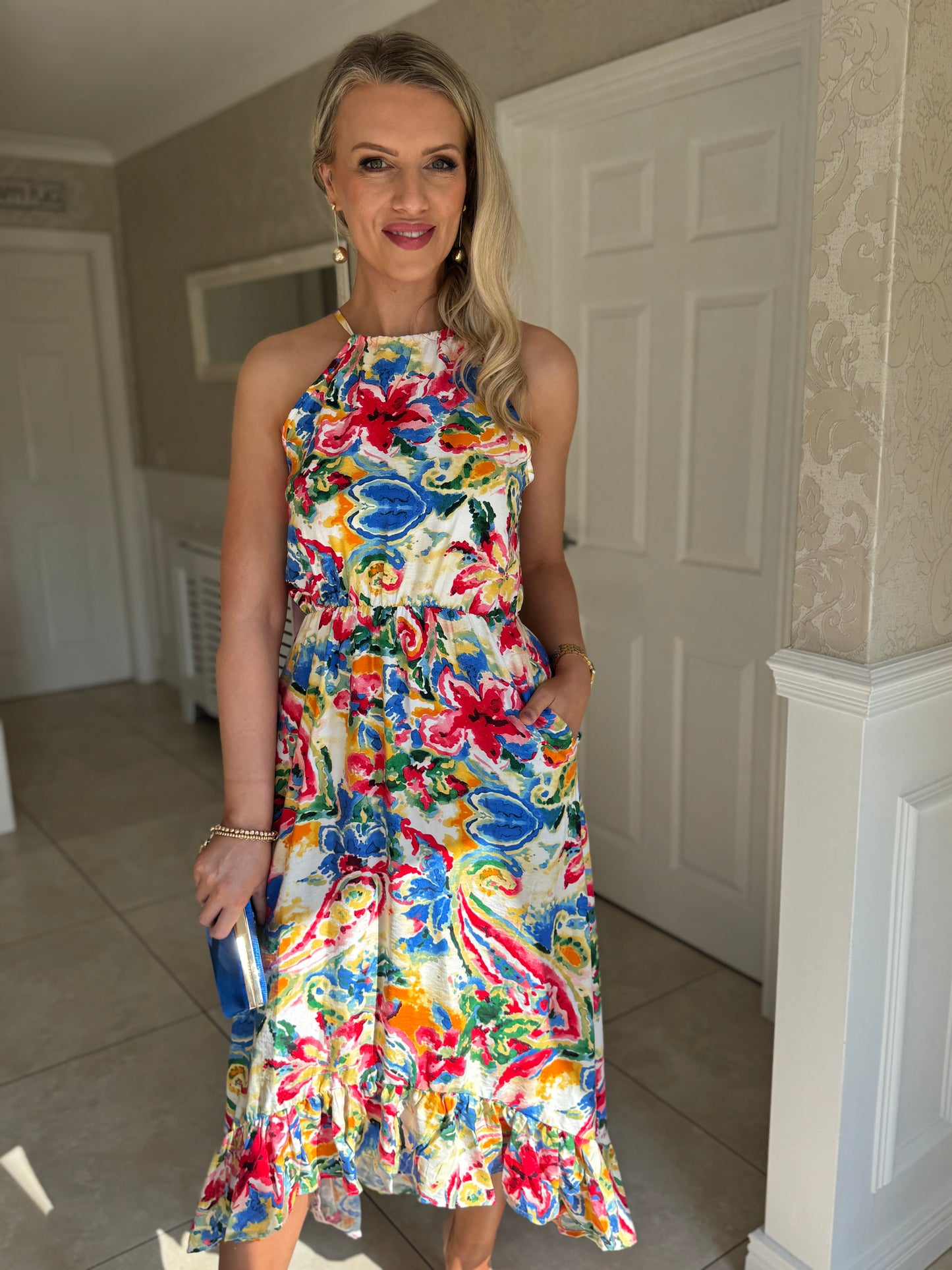 Trudy Halter Neck Dress