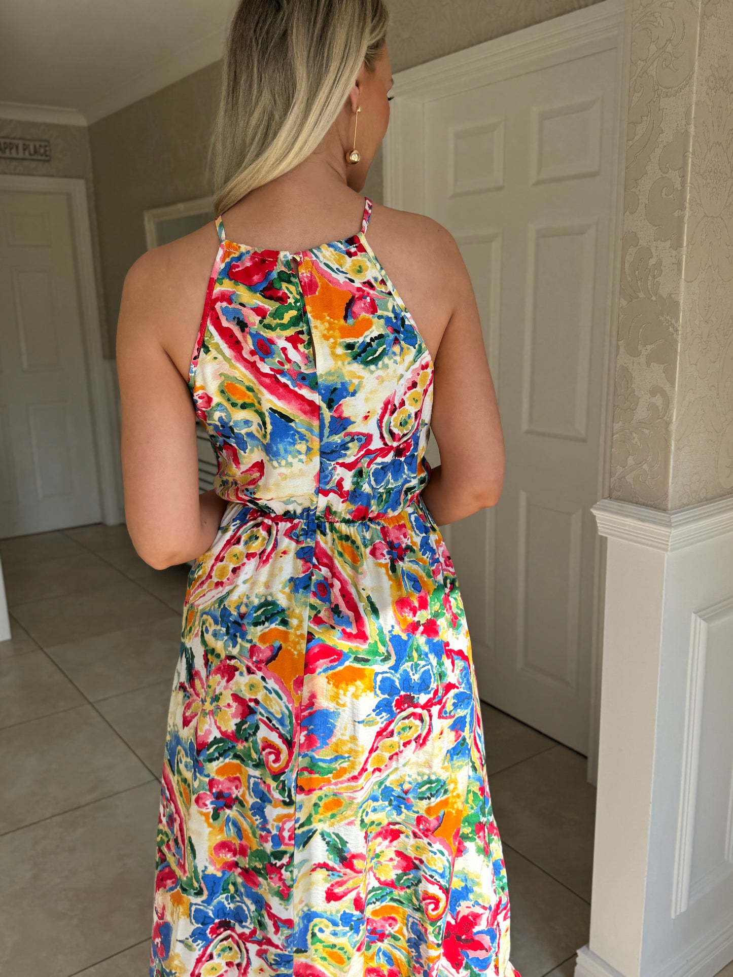Trudy Halter Neck Dress