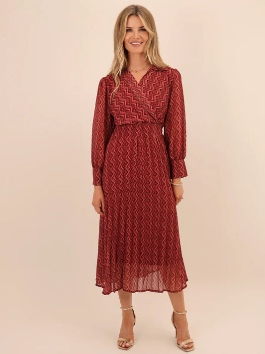 Positano Dress- Red