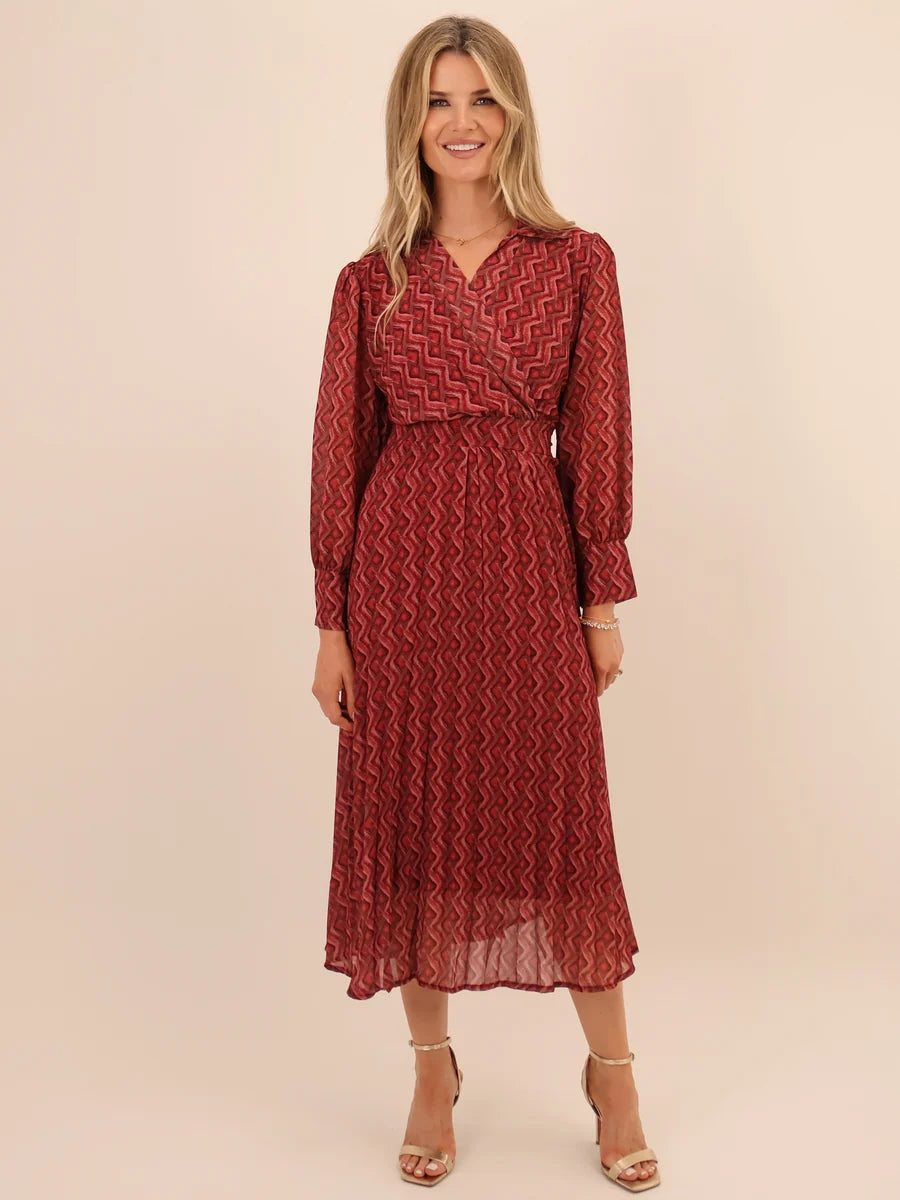 Positano Dress- Red
