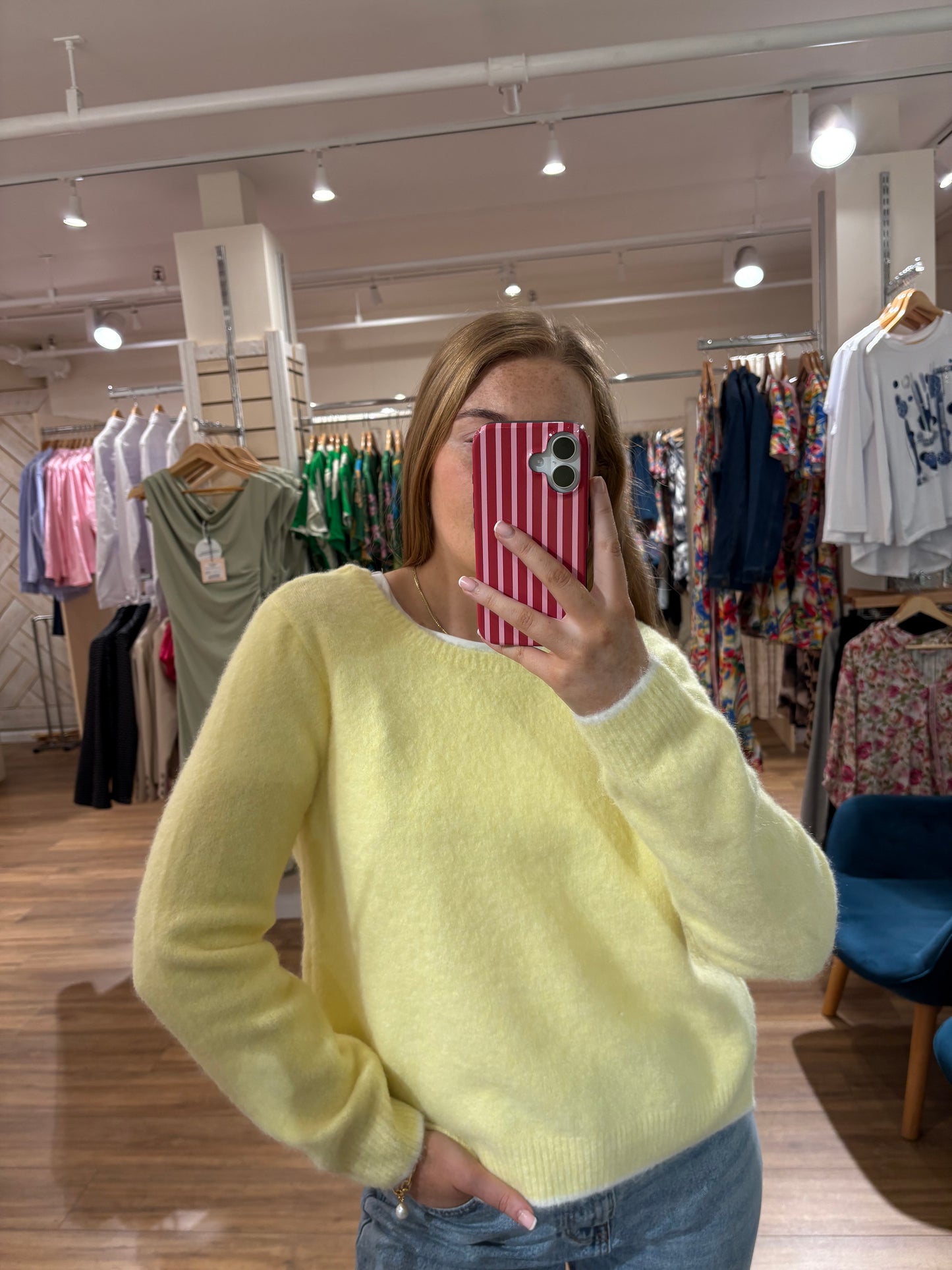 Bow Jumper- Lemon