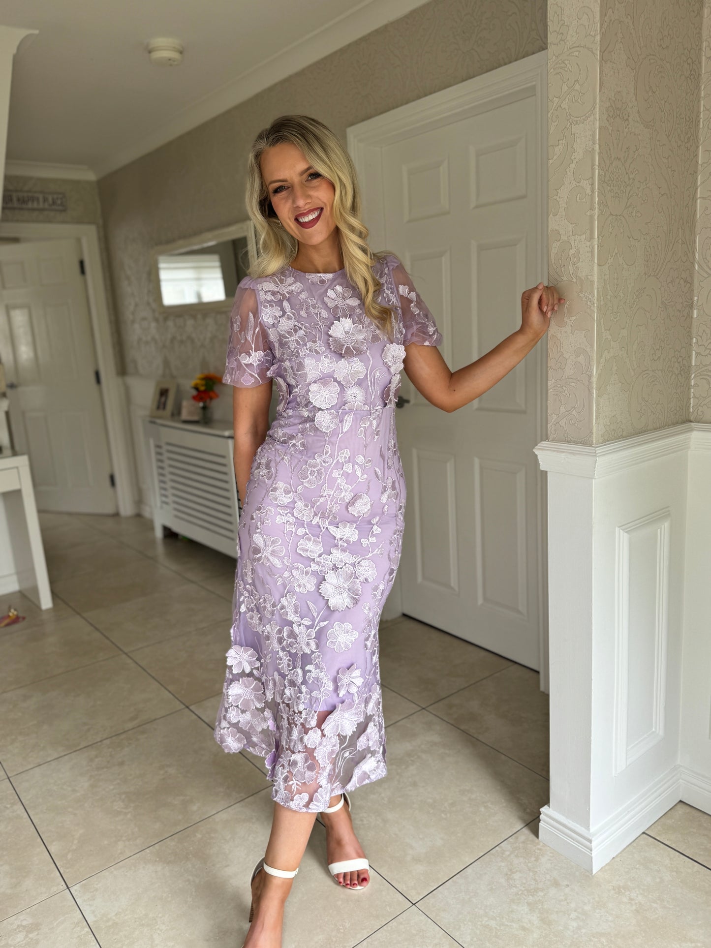 Sadie Dress-Plain Lilac
