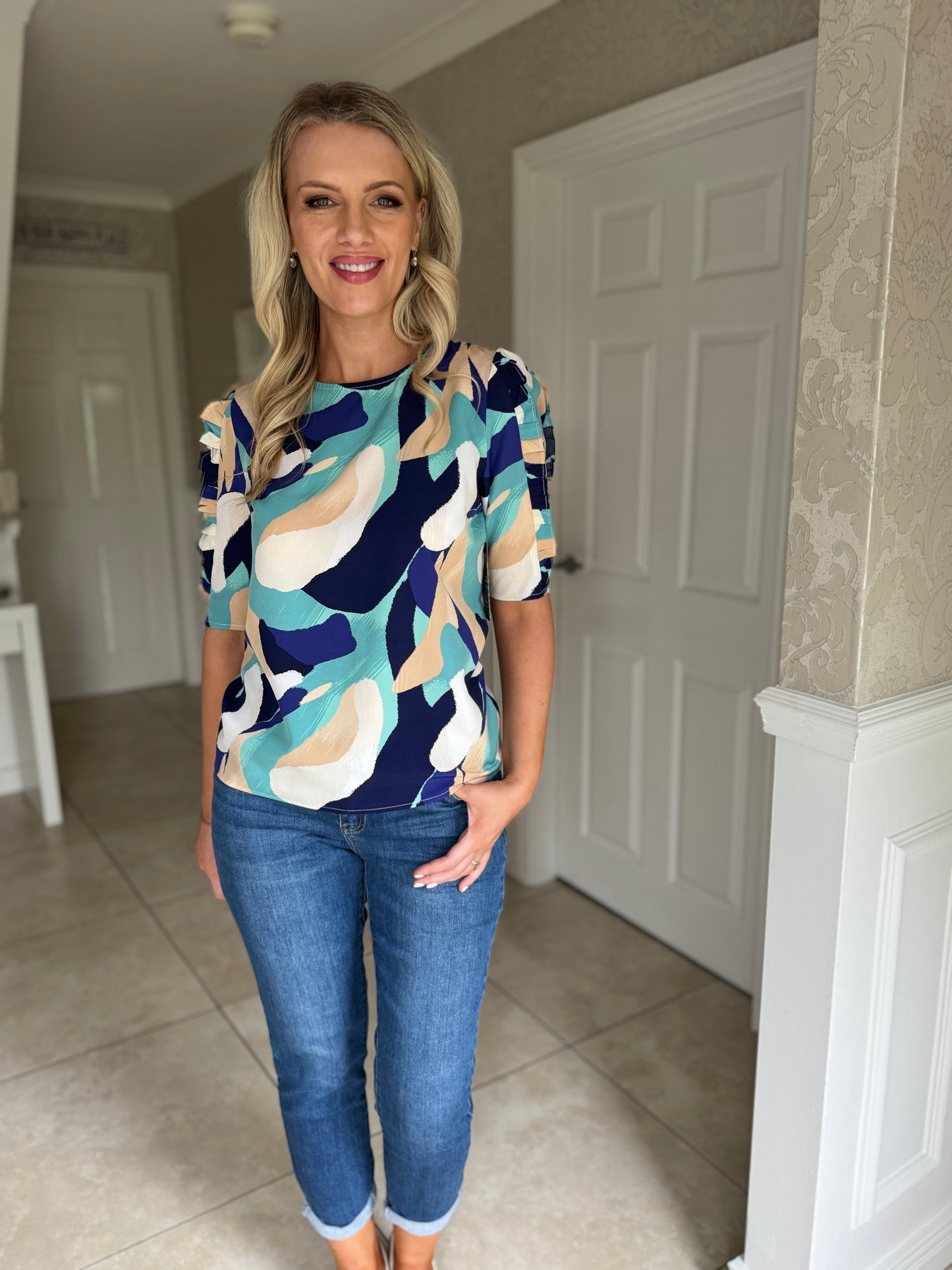Ashley Top- Blue