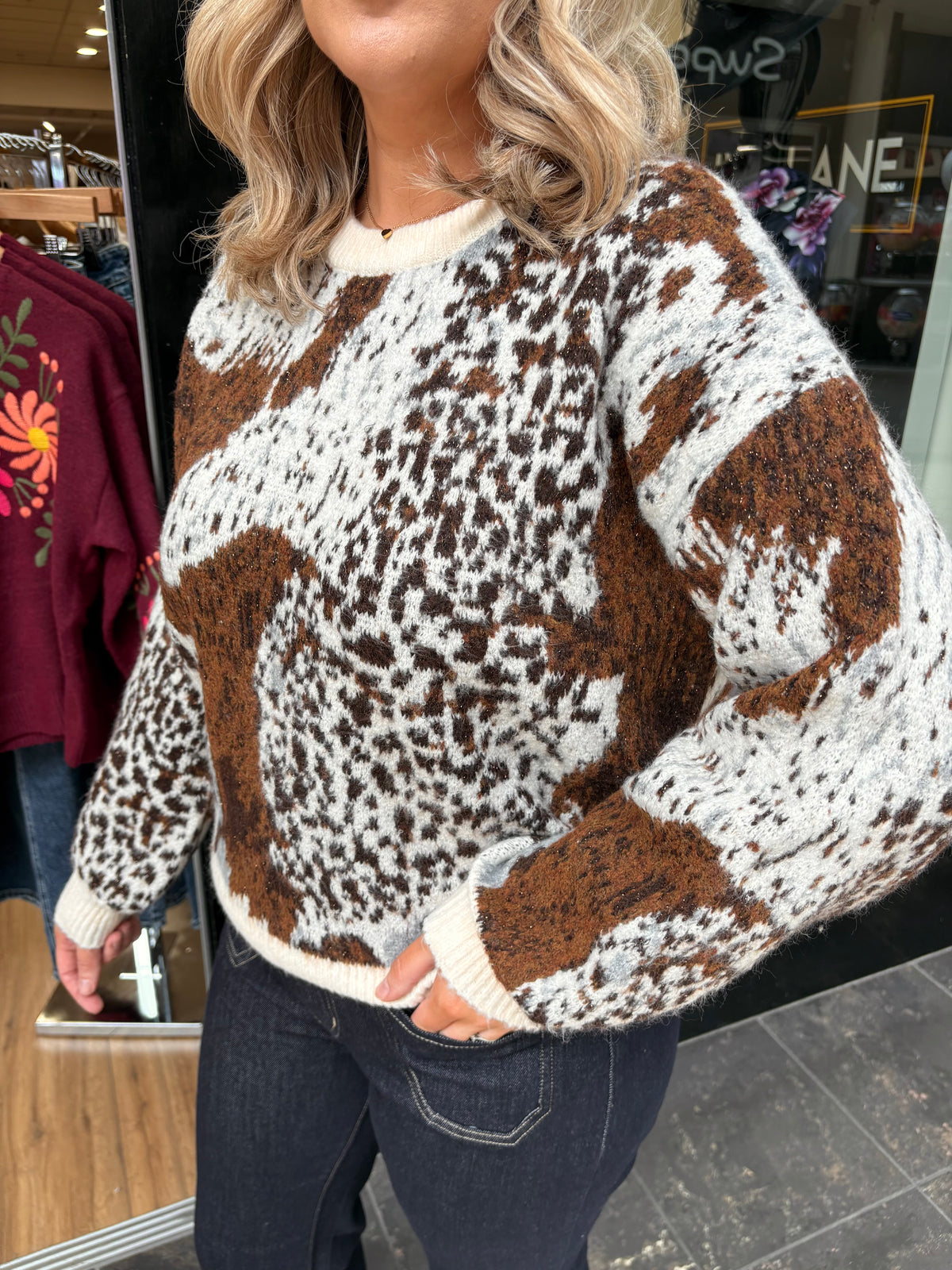 Leopard Print Knit