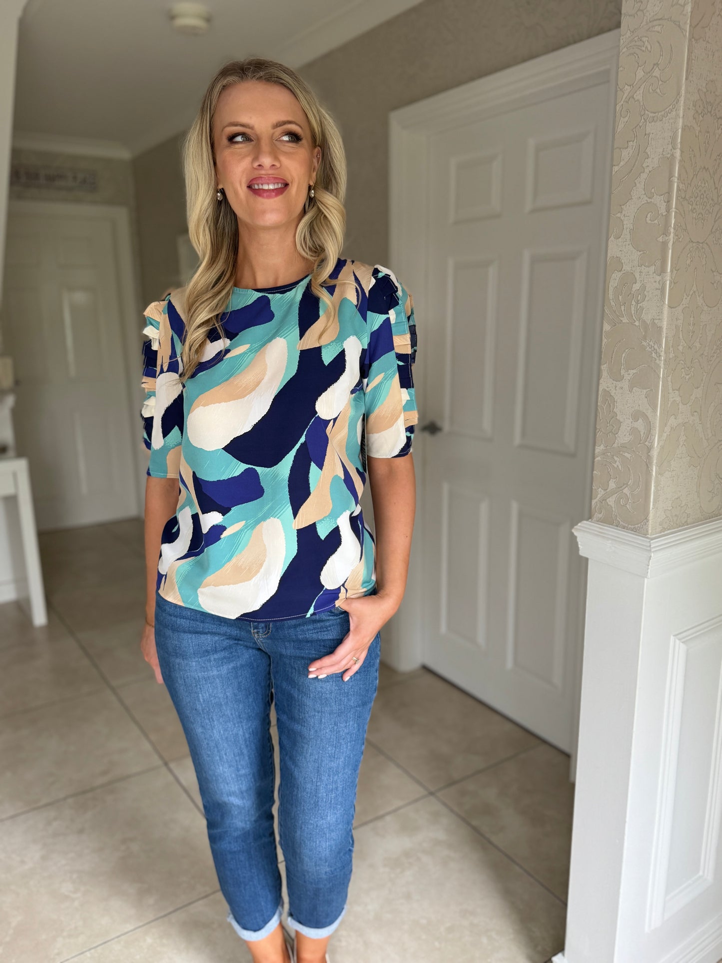Ashley Top- Blue