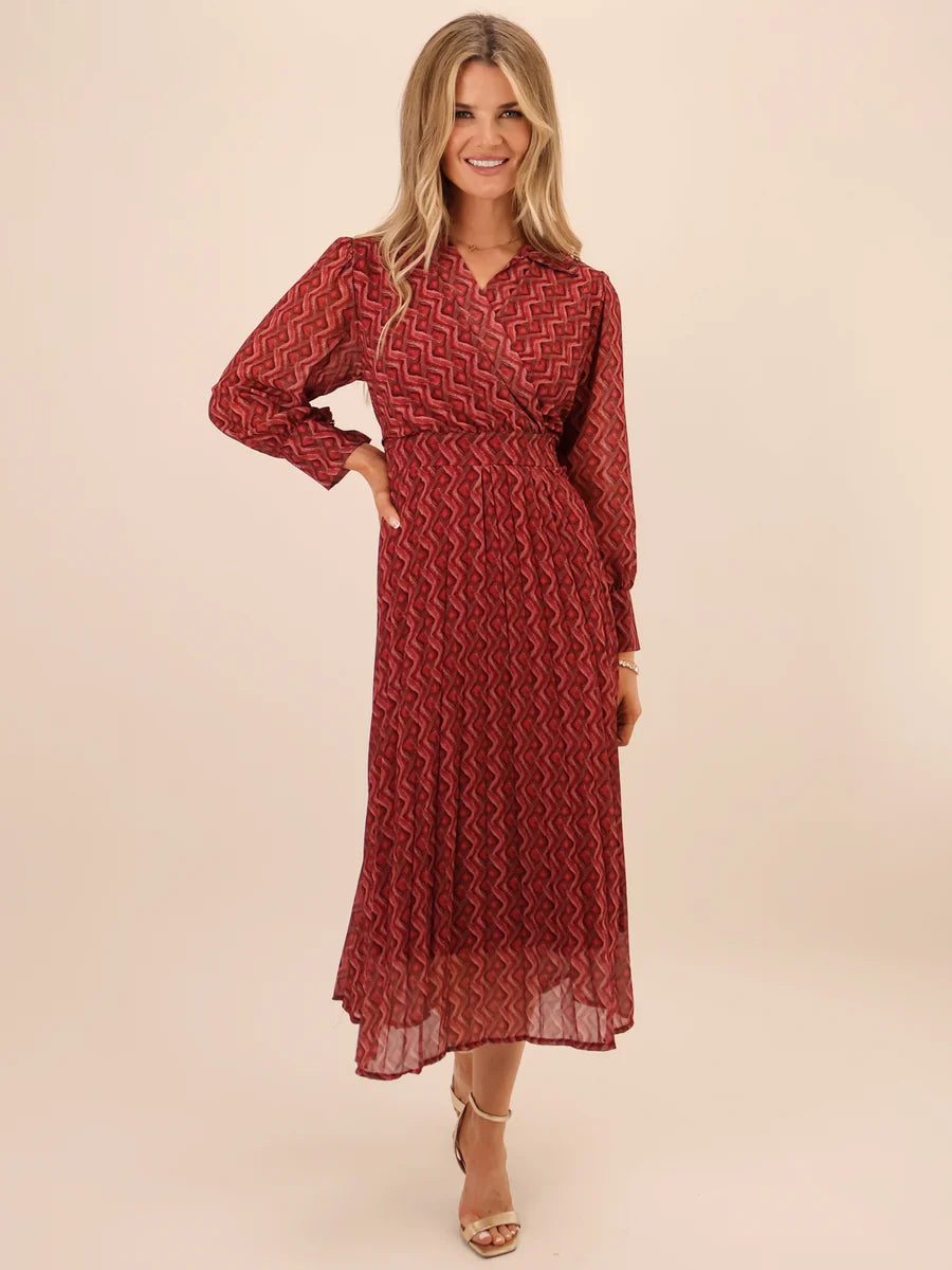 Positano Dress- Red