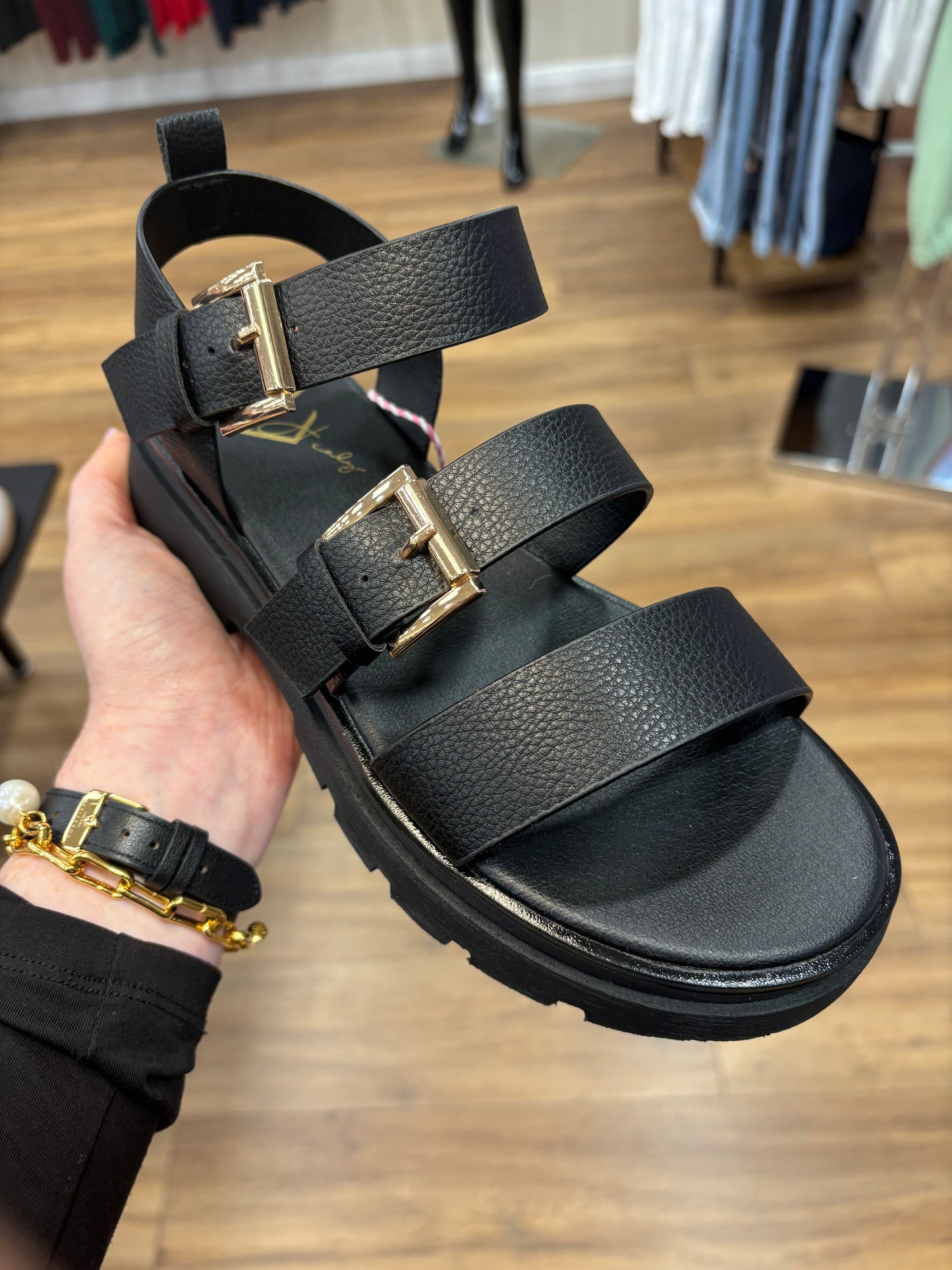 Una Healy ‘Something’ Sandal - Black