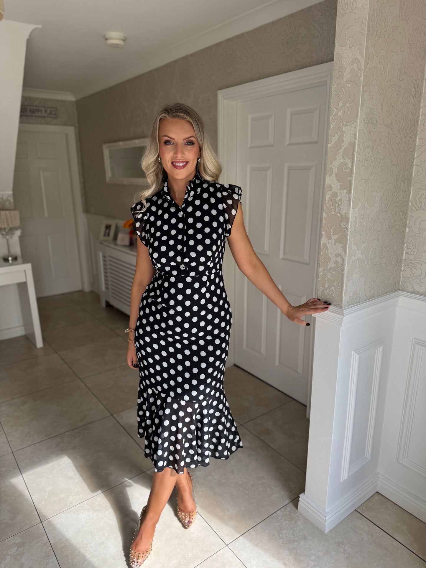 Hannah Polka Dot Dress