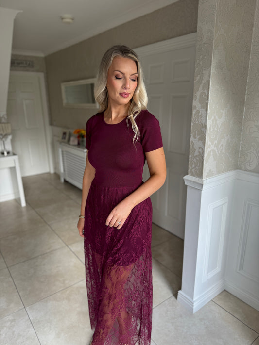 Madeline Lace Skirt Dress