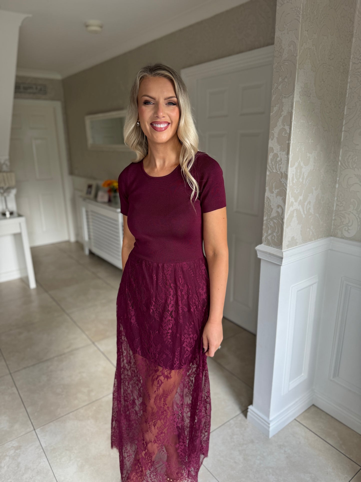 Madeline Lace Skirt Dress