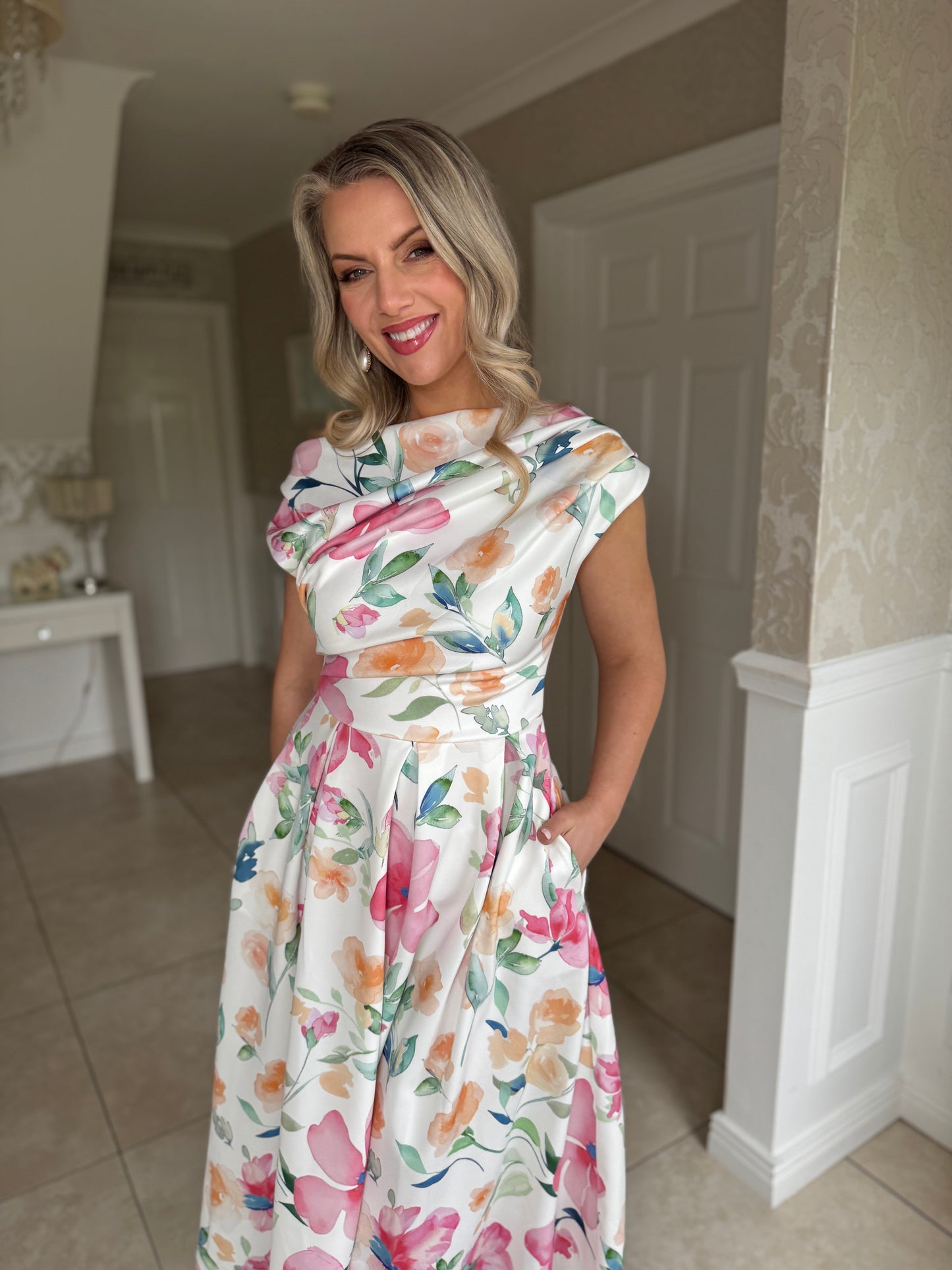 Betty Multi Colour Floral Dress