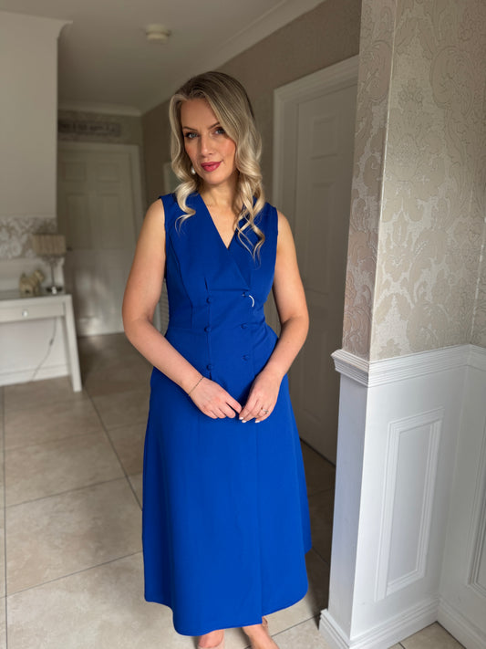 Hazel Cobalt Blue Dress