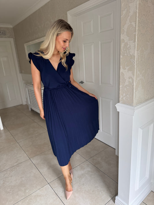Aria Dress- Navy