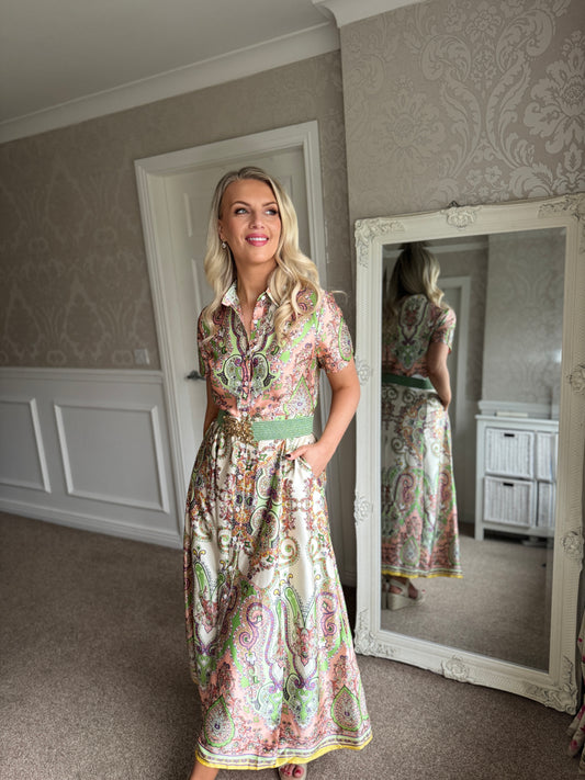 Aurora Dress -Peach