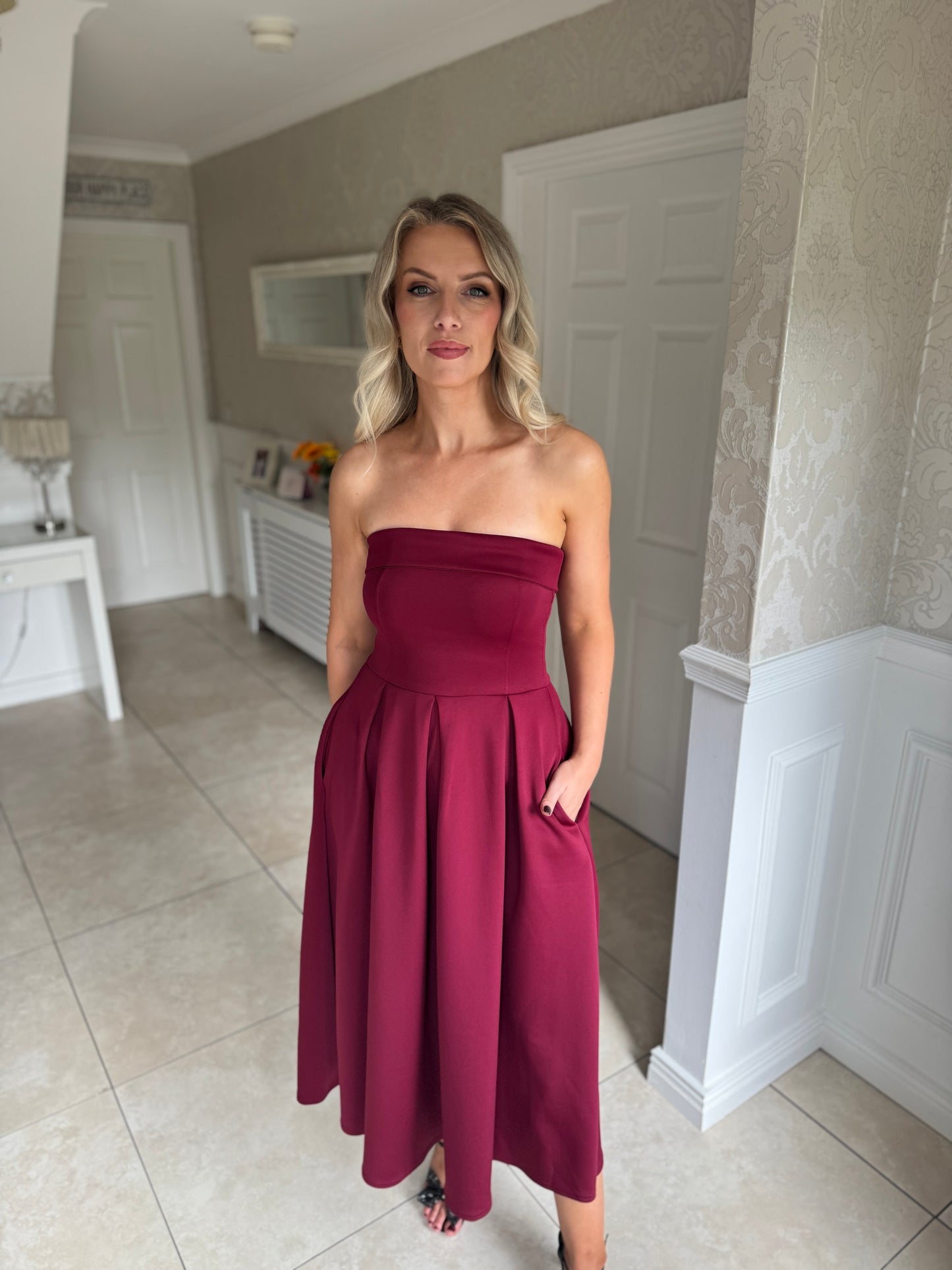 Danni Wine Dress