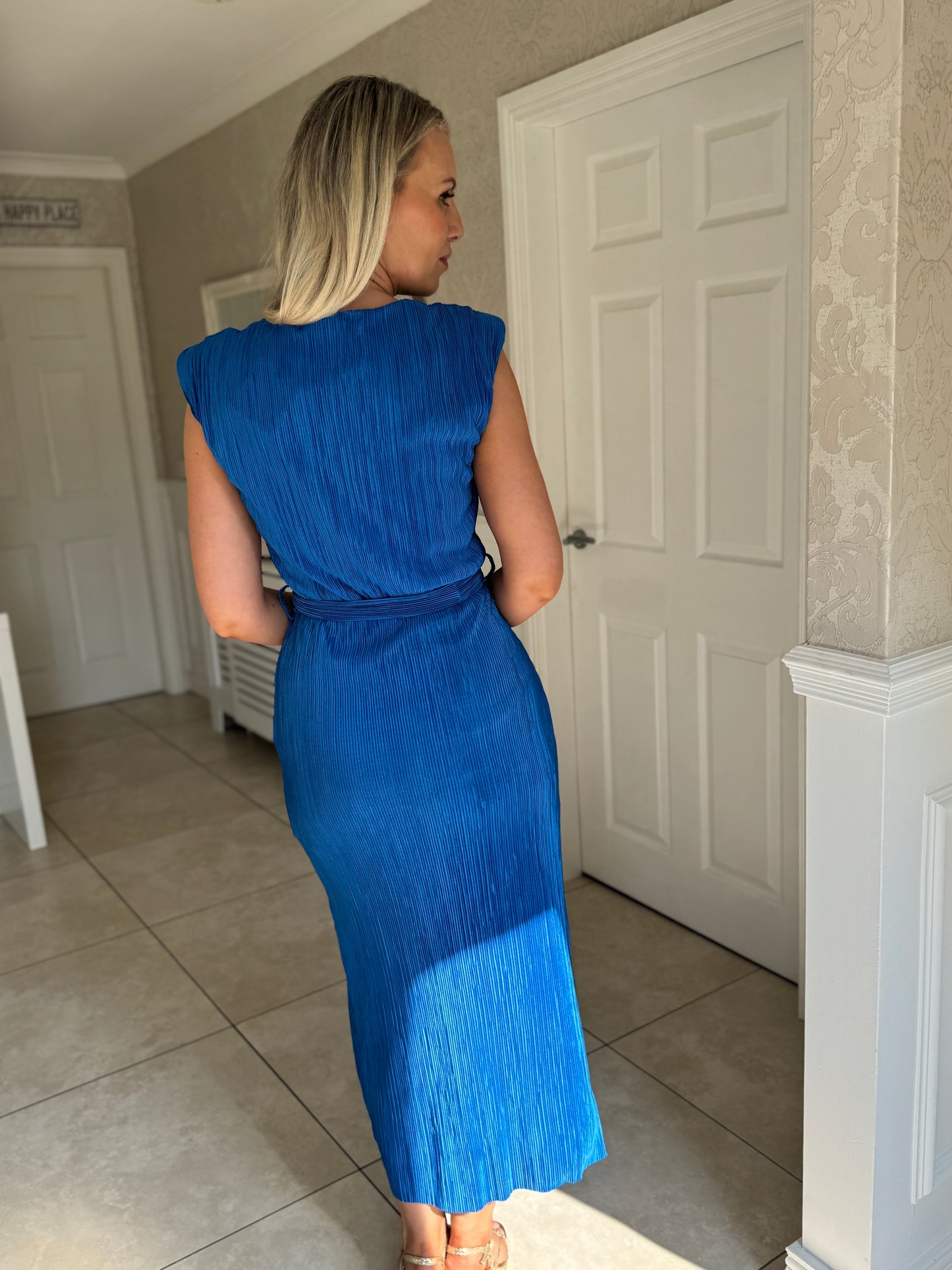Elena Dress- Cobalt Blue