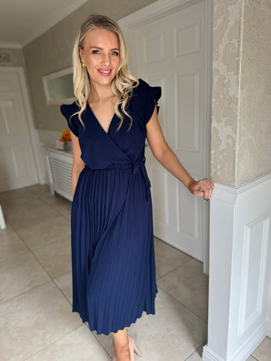 Aria Dress- Navy