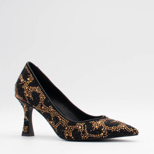 Una Healy Heel ‘Run It Up’ - Cheetah Bling