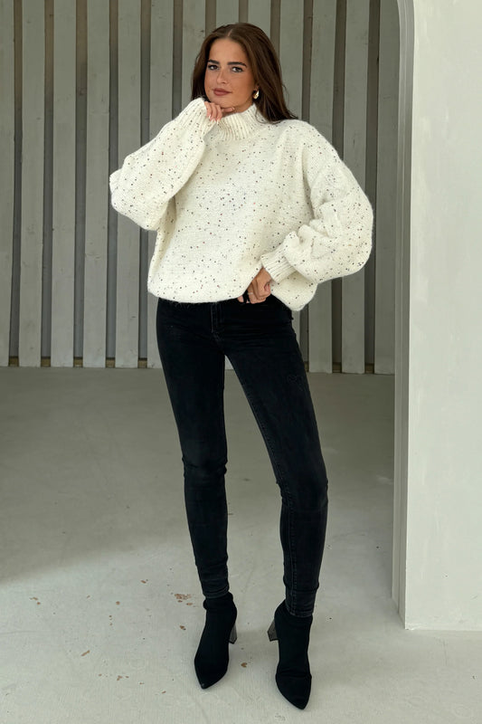 Girl In Mind Sonya Cream Jumper